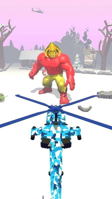 直升机撞击:巨型攻击