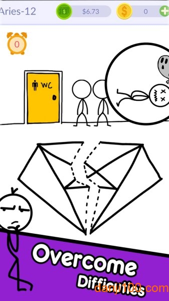 一笔拯救火柴人