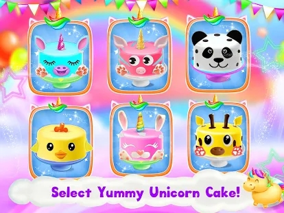 Unicorn Cake Baking(�����������ʦ)