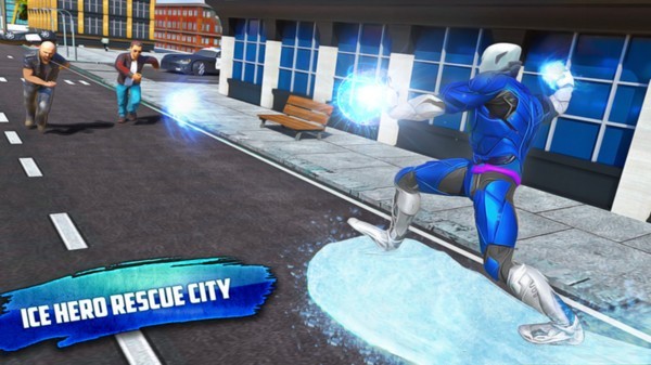 ѩ�ػ�����Ӣ��(Flying Ice Hero Robot)