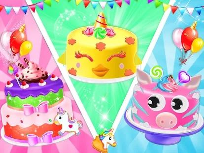 Unicorn Cake Baking(�����������ʦ)