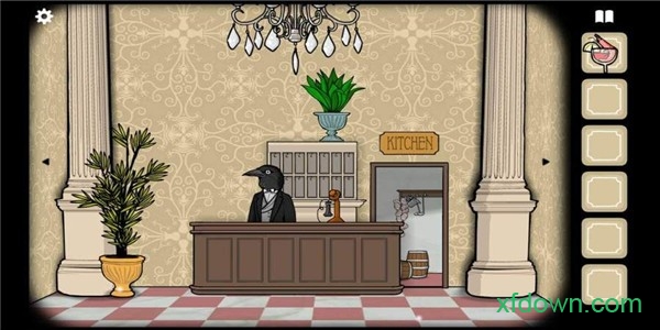 ���뷽�鷹����Ϸ(rusty lake hotel)