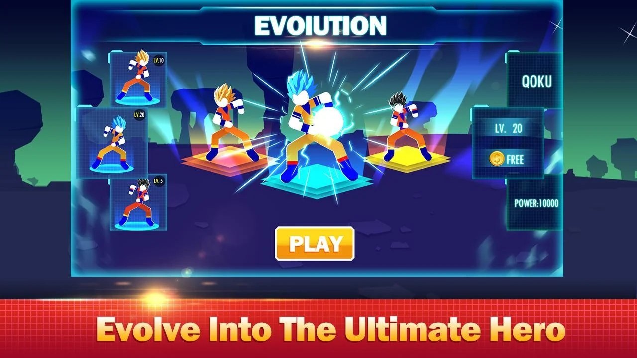 火柴人攻击龙战士 中文版