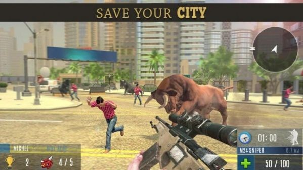 ��Ұ�Ĺ�ţBull Hunting