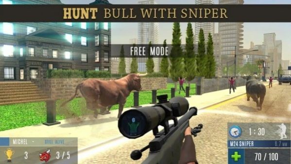 ��Ұ�Ĺ�ţBull Hunting