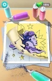 ɳ�ӻ滭��ʦ(Sand Painting)