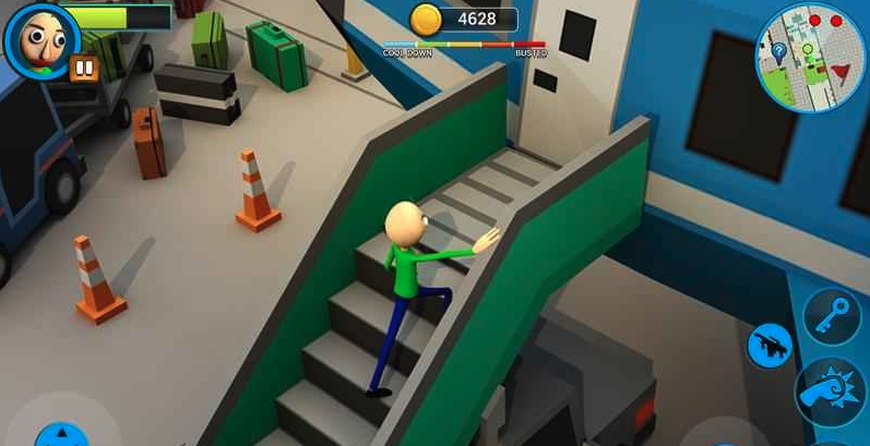 Scary Baldi : Airport Escape Game