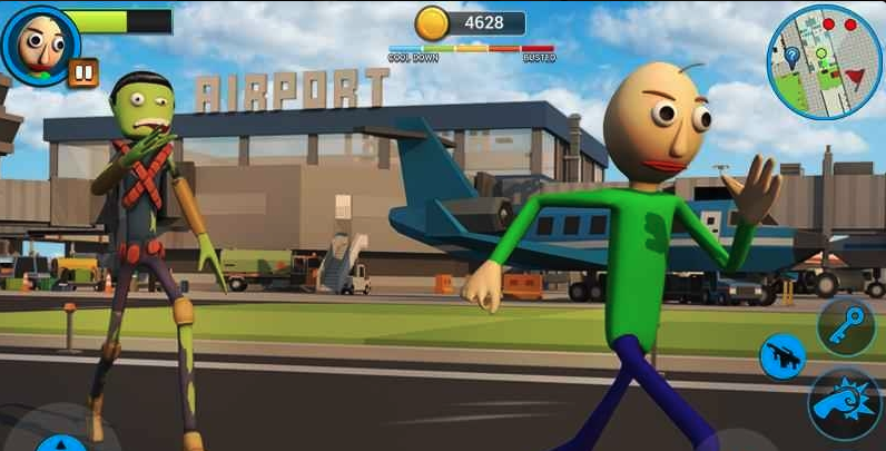 Scary Baldi : Airport Escape Game