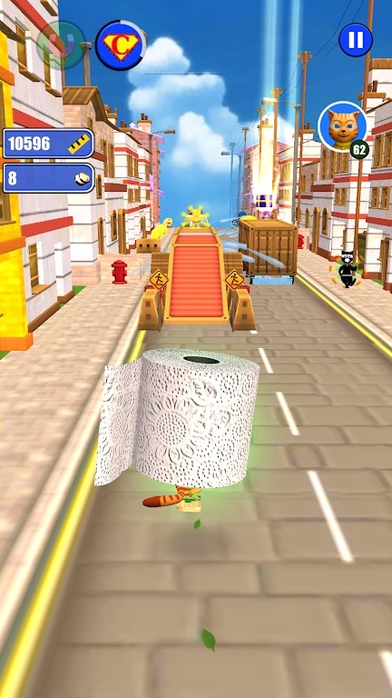 Toilet Paper Cat Run(��ֽè��)
