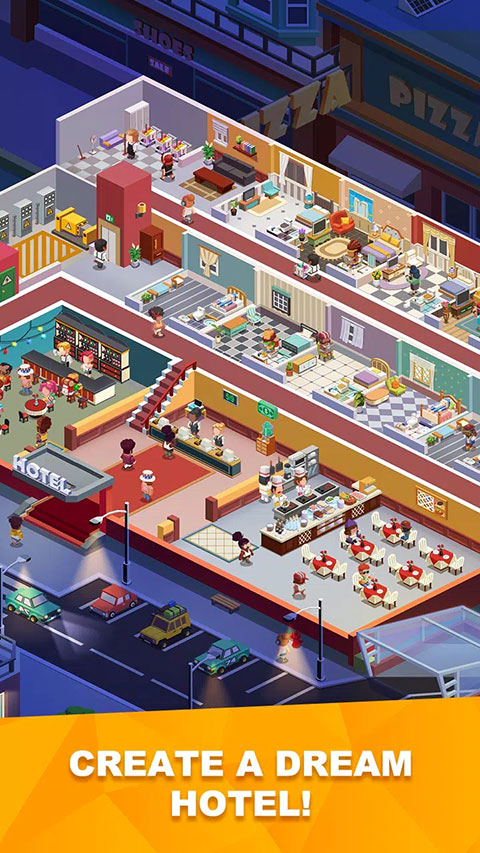 闲置度假村巨川官方版(Sim Hotel Tycoon)