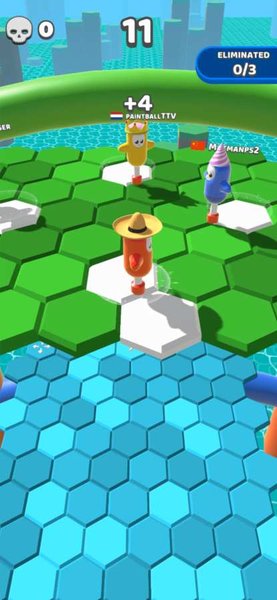 糖豆人跳跃手机版(Hex Stars)