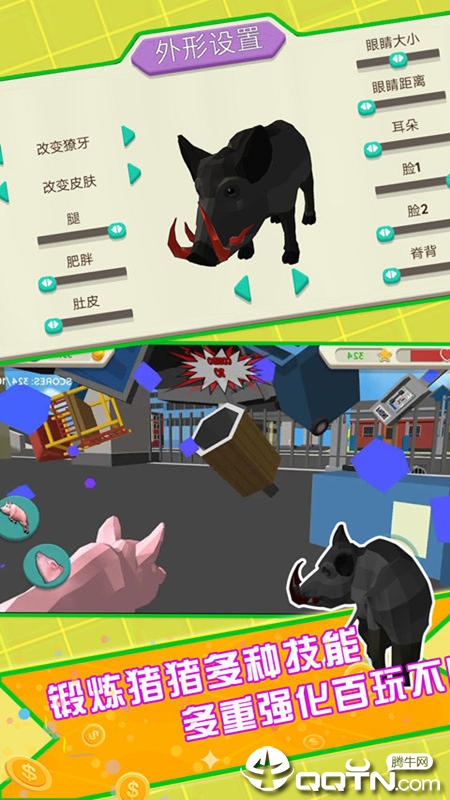 飞天火箭猪
