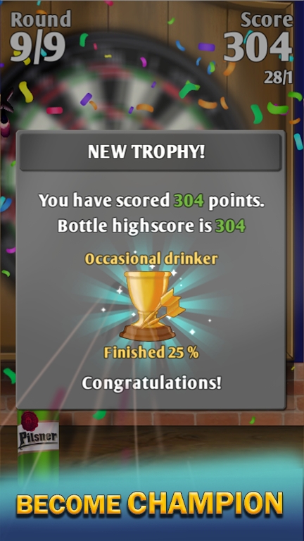 ���Ʒ���(Drunken Darts)