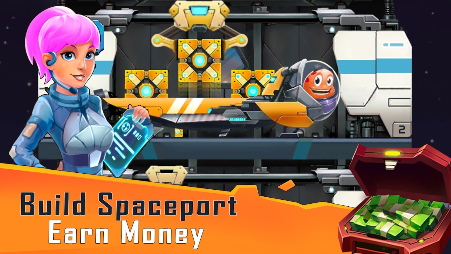 ̫�ոۿ��д��Spaceport Idle Tycoon