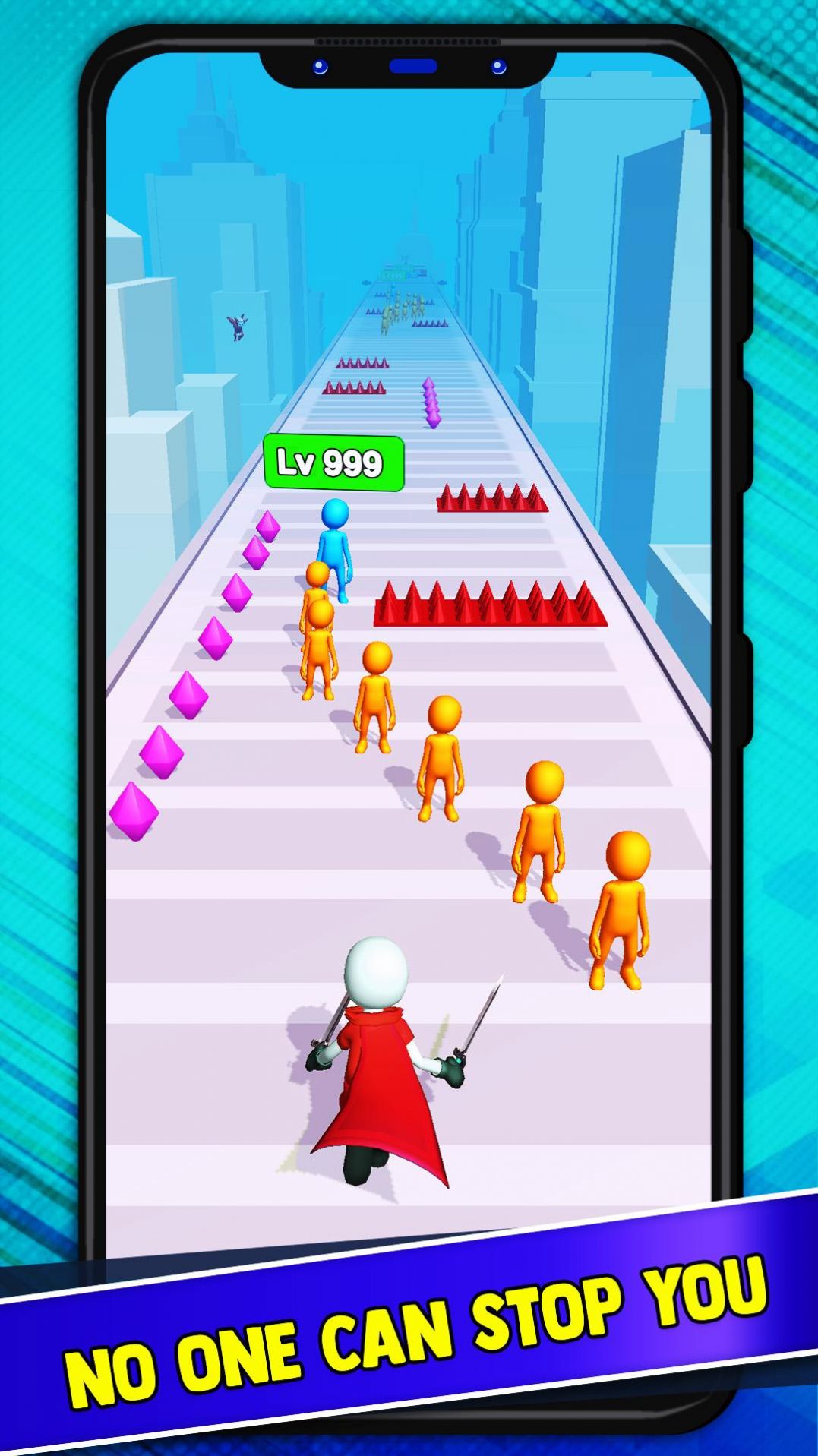 Hit Levelling Rush! Alone Run