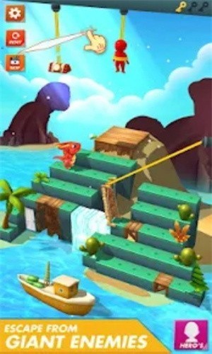 断绳拯救英雄(Rope Cut Rescue Hero)