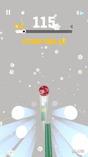 白球滚落(Falling ball)