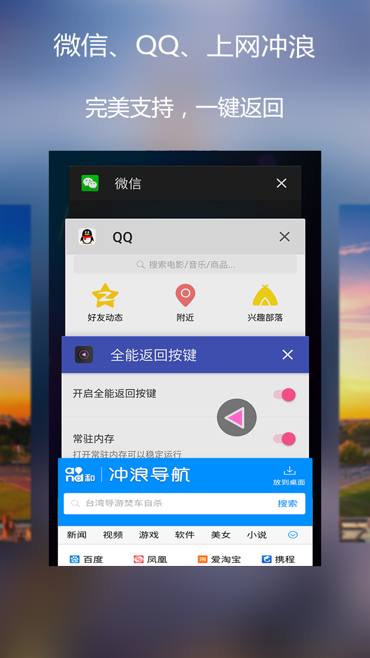 ȫ�ܷ��ذ���