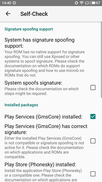 microG Services Core