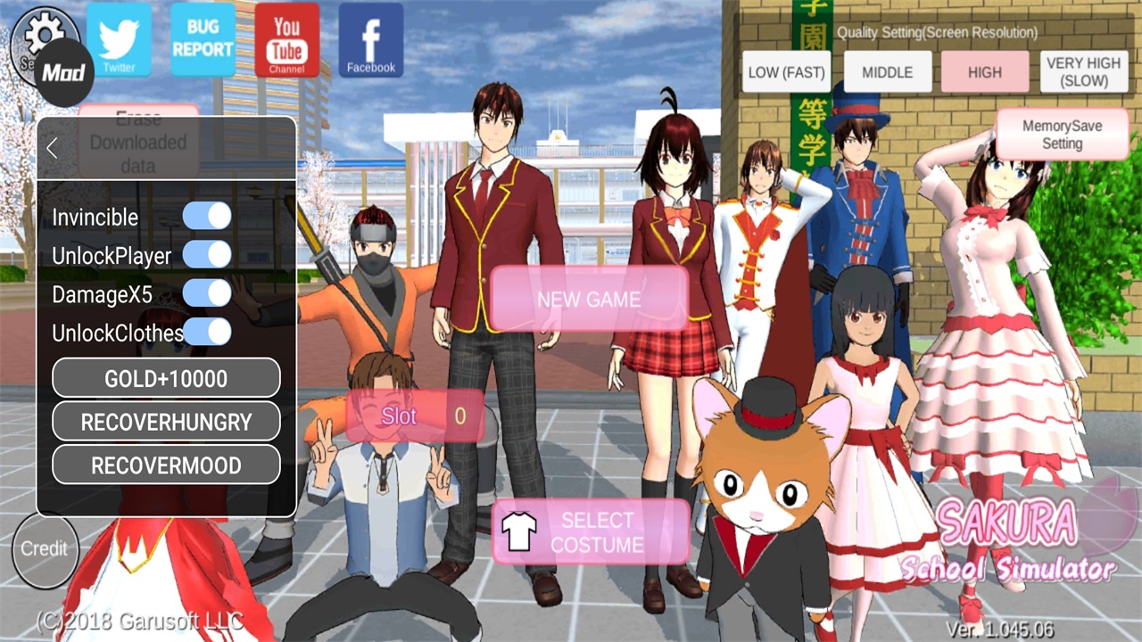 樱花校园(内置MOD修改器)中文版安卓最新版