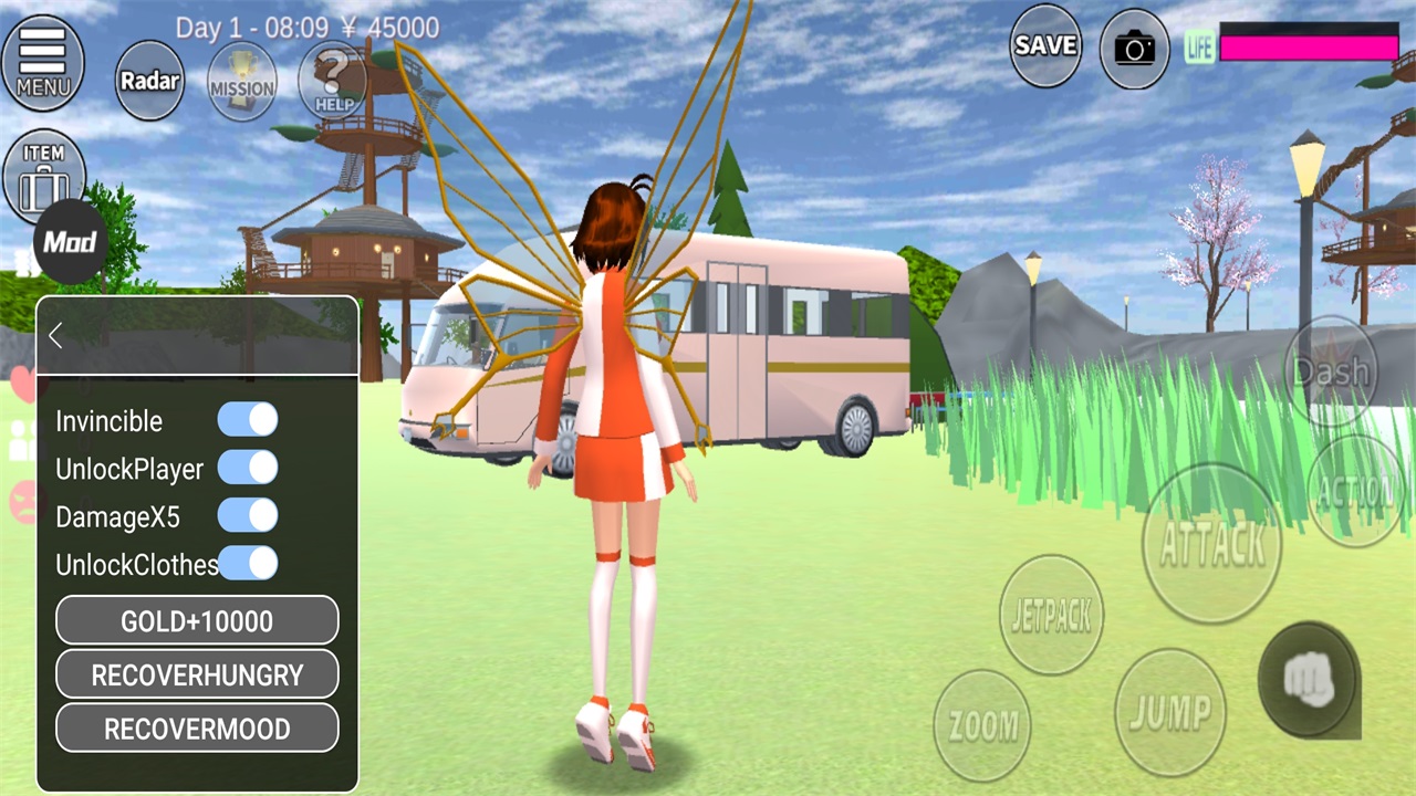 樱花校园(内置MOD修改器)中文版安卓最新版